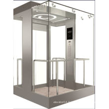 Vvvf Control Panoramic Elevator with Machine Room